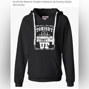 Women’s Black Logo Brantley Gilbert “Tonight is Bottoms Up” Hoodie

SIZE LARGE